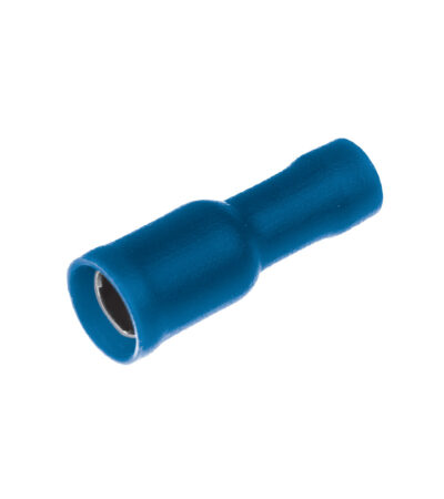 bullet connector female blue