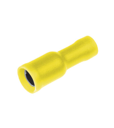 bullet connector female yellow
