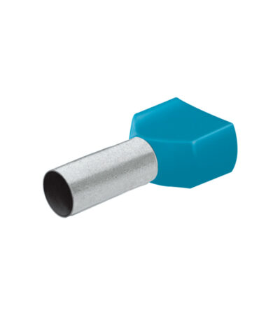 end sleeve double light blue