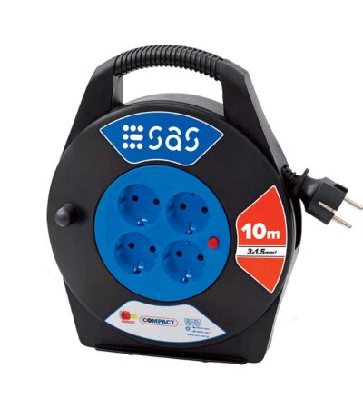 10 METERS CABLE REEL COMPACT MAIN IMAGE WITH 3X1,5 CABLE