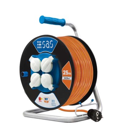 CABLE REEL DRY WITH 3X1,5 CABLE