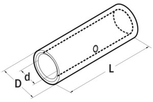 cable lugs connector technical draw