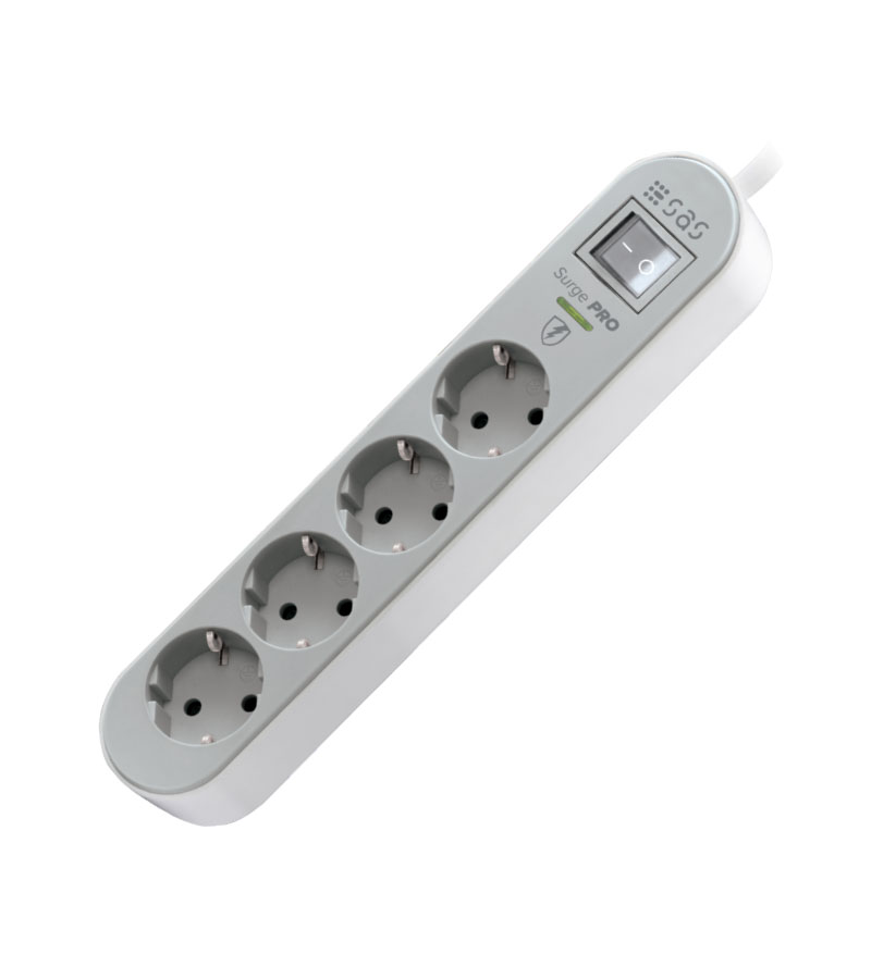 100 11 141 Πολύπριζο 4 θέσεων 1.5m με διακόπτη & Προστασία Υπέρτασης Power strip with surge protection 4 ways 100 11 141 Πολύπριζο 4 θέσεων 1.5m με διακόπτη & Προστασία Υπέρτασης Power strip with surge protection 4 ways