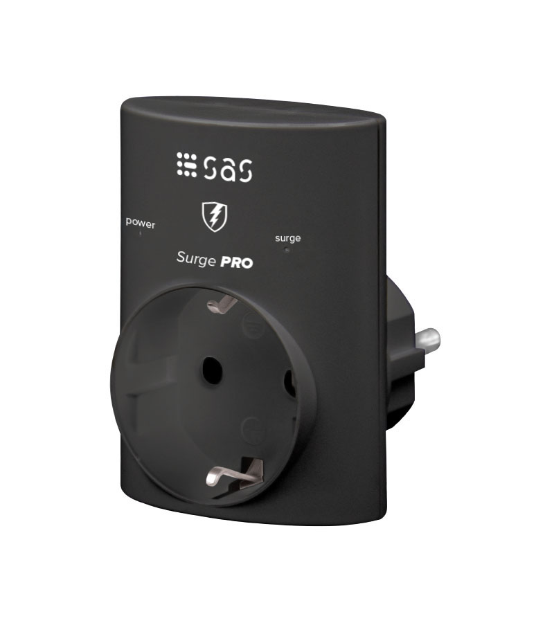 100 15 187 Αντάπτορας ρεύματος 1 θέσης με προστασία υπέρτασης μαύρο χρώμα 1 way adaptor Surge PRO 100 15 187 Αντάπτορας ρεύματος 1 θέσης με προστασία υπέρτασης μαύρο χρώμα 1 way adaptor Surge PRO