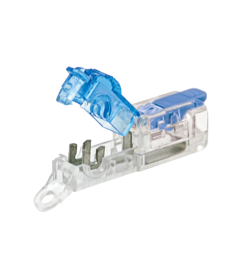 quick splice lever fast connector κλέφτης - κλέμα ταχείας σύνδεσης 1 in 1 out - 100 30 047