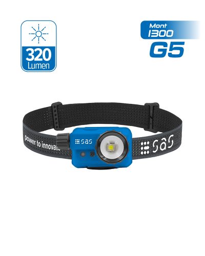 100-85-010-G5 Επαναφορτιζόμενος φακός κεφαλής Mont 1300 G5